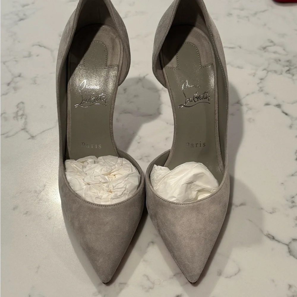 Christian Louboutin Irizia Grey Suede - Picture 5 of 6